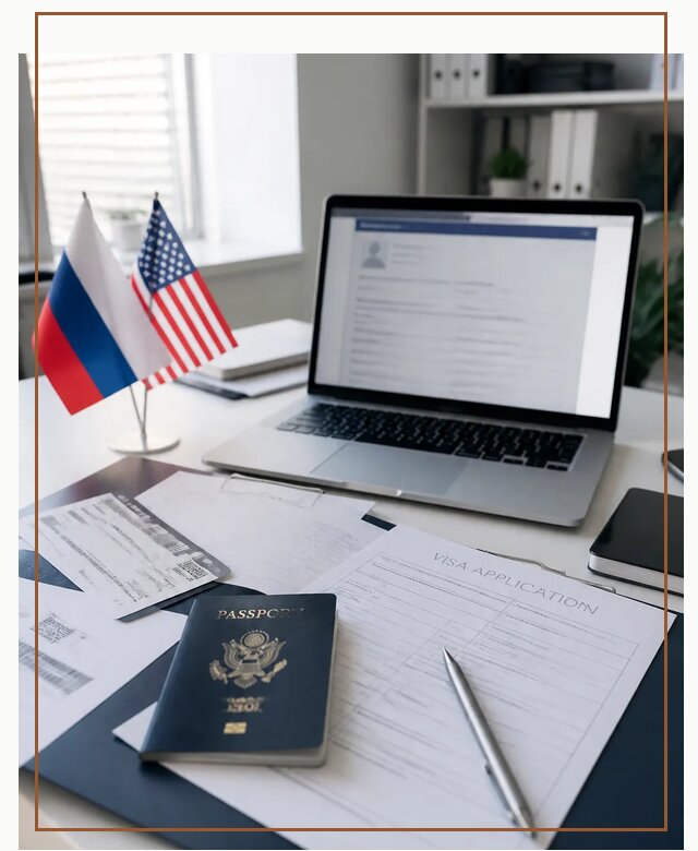 Оформление визы в США для туристов и бизнеса в Анжере-Судженске