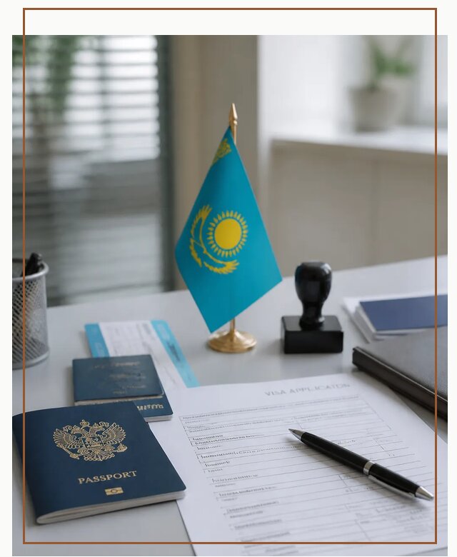 Оформление визы в Казахстан для поездки и работы в Анжере-Судженске